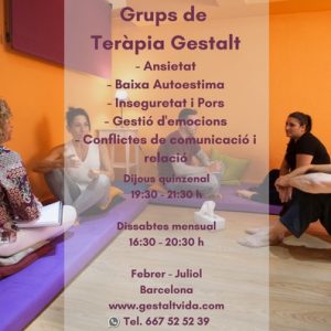 Grupos de terapia Gestalt